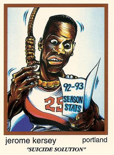 1993 First Amendment Publishing Skinnies #135 Jerome Kersey Front