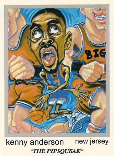 1993 First Amendment Publishing Skinnies #148 Kenny Anderson Front