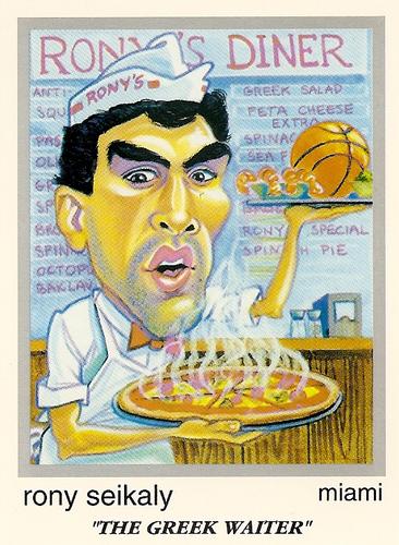 1993 First Amendment Publishing Skinnies #14 Rony Seikaly Front