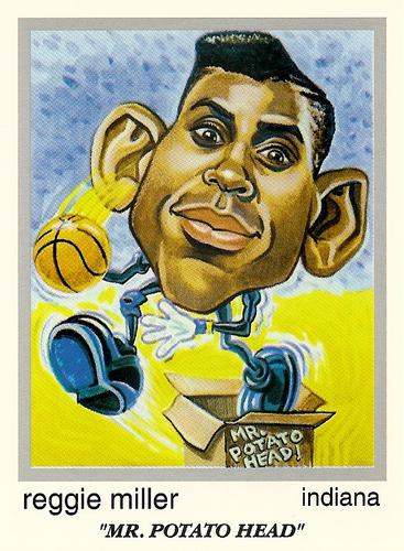 1993 First Amendment Publishing Skinnies #20 Reggie Miller Front