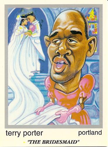 1993 First Amendment Publishing Skinnies #23 Terry Porter Front