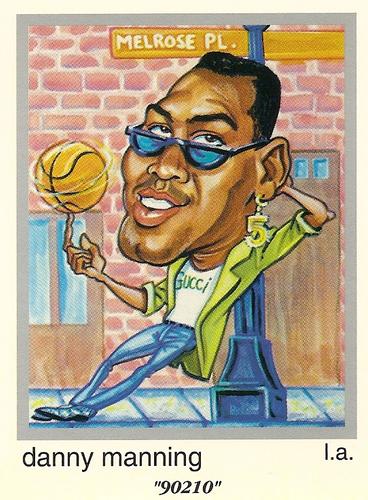1993 First Amendment Publishing Skinnies #36 Danny Manning Front