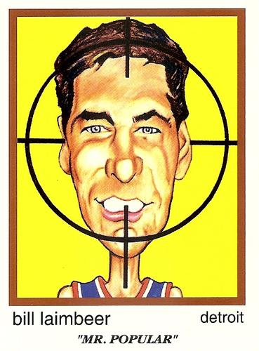 1993 First Amendment Publishing Skinnies #9 Bill Laimbeer Front