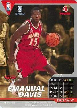 2002 NBA Showdown #002 Emanual Davis Front