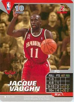 2002 NBA Showdown #008 Jacque Vaughn Front