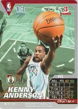 2002 NBA Showdown #009 Kenny Anderson Front