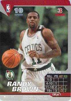 2002 NBA Showdown #011 Randy Brown Front