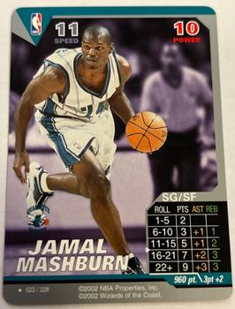 2002 NBA Showdown #023 Jamal Mashburn Front
