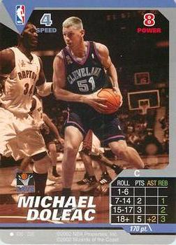 2002 NBA Showdown #036 Michael Doleac Front