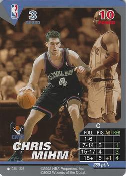 2002 NBA Showdown #038 Chris Mihm Front
