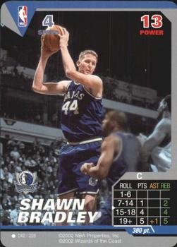 2002 NBA Showdown #042 Shawn Bradley Front