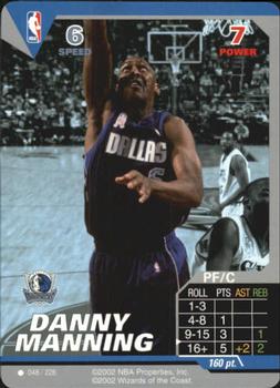 2002 NBA Showdown #048 Danny Manning Front