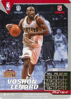 2002 NBA Showdown #054 Voshon Lenard Front