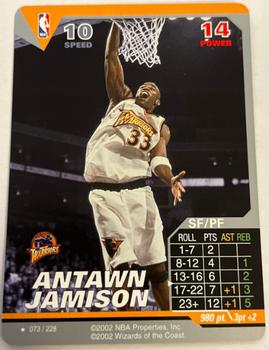 2002 NBA Showdown #073 Antawn Jamison Front