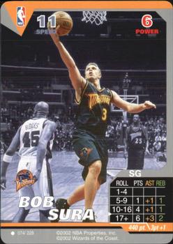 2002 NBA Showdown #074 Bob Sura Front
