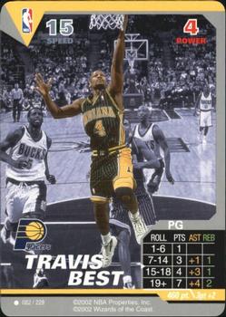 2002 NBA Showdown #082 Travis Best Front