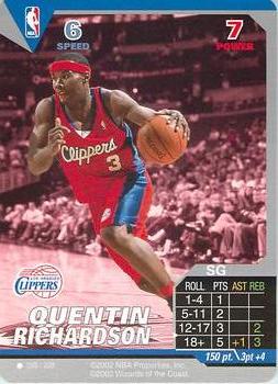 2002 NBA Showdown #095 Quentin Richardson Front