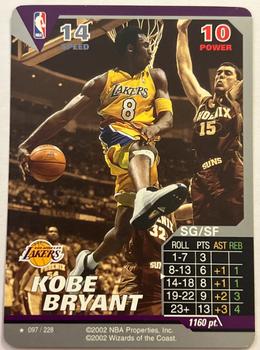 2002 NBA Showdown #097 Kobe Bryant Front