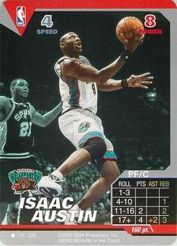2002 NBA Showdown #105 Isaac Austin Front