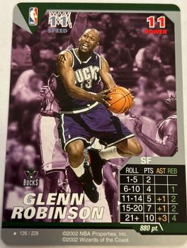 2002 NBA Showdown #126 Glenn Robinson Front