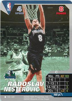 2002 NBA Showdown #133 Radoslav Nesterovic Front