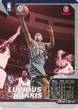 2002 NBA Showdown #137 Lucious Harris Front
