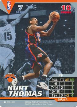2002 NBA Showdown #149 Kurt Thomas Front