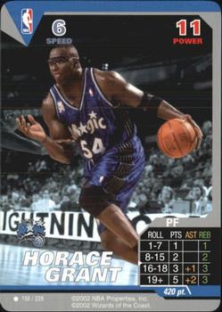 2002 NBA Showdown #156 Horace Grant Front