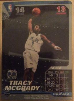 2002 NBA Showdown #158 Tracy Mcgrady Front
