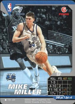 2002 NBA Showdown #159 Mike Miller Front