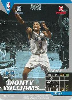 2002 NBA Showdown #160 Monty Williams Front