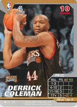 2002 NBA Showdown #161 Derrick Coleman Front