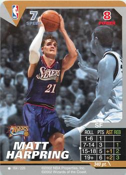 2002 NBA Showdown #164 Matt Harpring Front