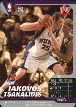 2002 NBA Showdown #177 Iakovos Tsakalidis Front