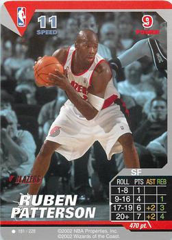 2002 NBA Showdown #181 Ruben Patterson Front