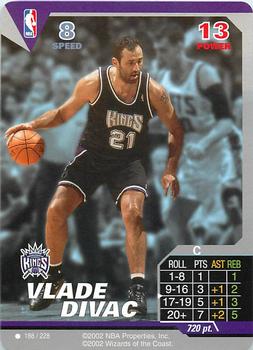 2002 NBA Showdown #188 Vlade Divac Front