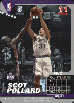 2002 NBA Showdown #190 Scot Pollard Front