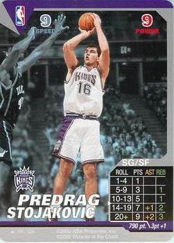 2002 NBA Showdown #191 Predrag Stojakovic Front