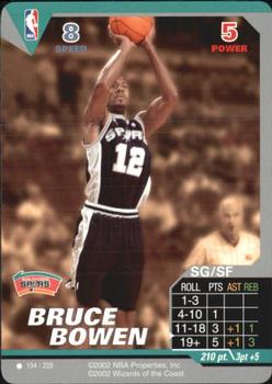 2002 NBA Showdown #194 Bruce Bowen Front