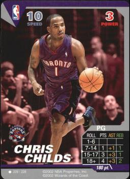 2002 NBA Showdown #209 Chris Childs Front
