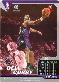 2002 NBA Showdown #211 Dell Curry Front