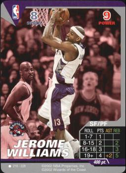 2002 NBA Showdown #216 Jerome Williams Front