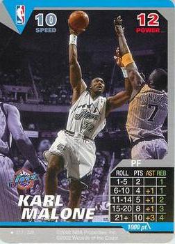 2002 NBA Showdown #217 Karl Malone Front