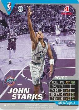 2002 NBA Showdown #221 John Starks Front