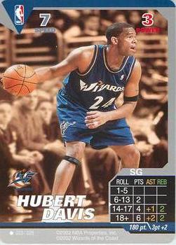 2002 NBA Showdown #223 Hubert Davis Front