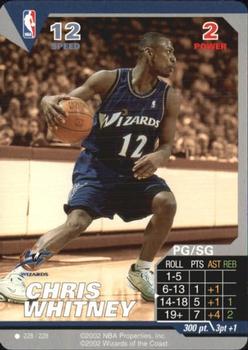 2002 NBA Showdown #228 Chris Whitney Front