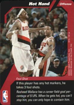 2002 NBA Showdown - Strategy #S15 Hot Hand Front