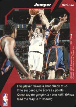 2002 NBA Showdown - Strategy #S17 Jumper Front