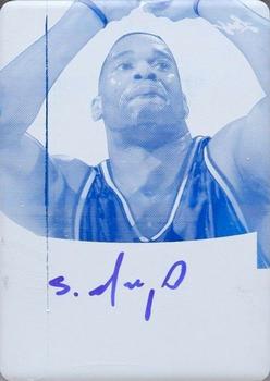 2012-13 Leaf Metal - Faces of the Game Printing Plates Cyan #FG-SK1 Shawn Kemp Front