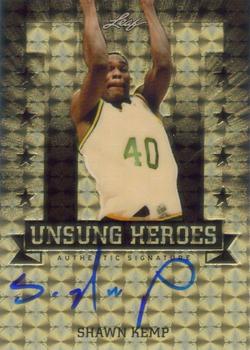 2012-13 Leaf Metal - Unsung Heroes Gold #UH-SK1 Shawn Kemp Front